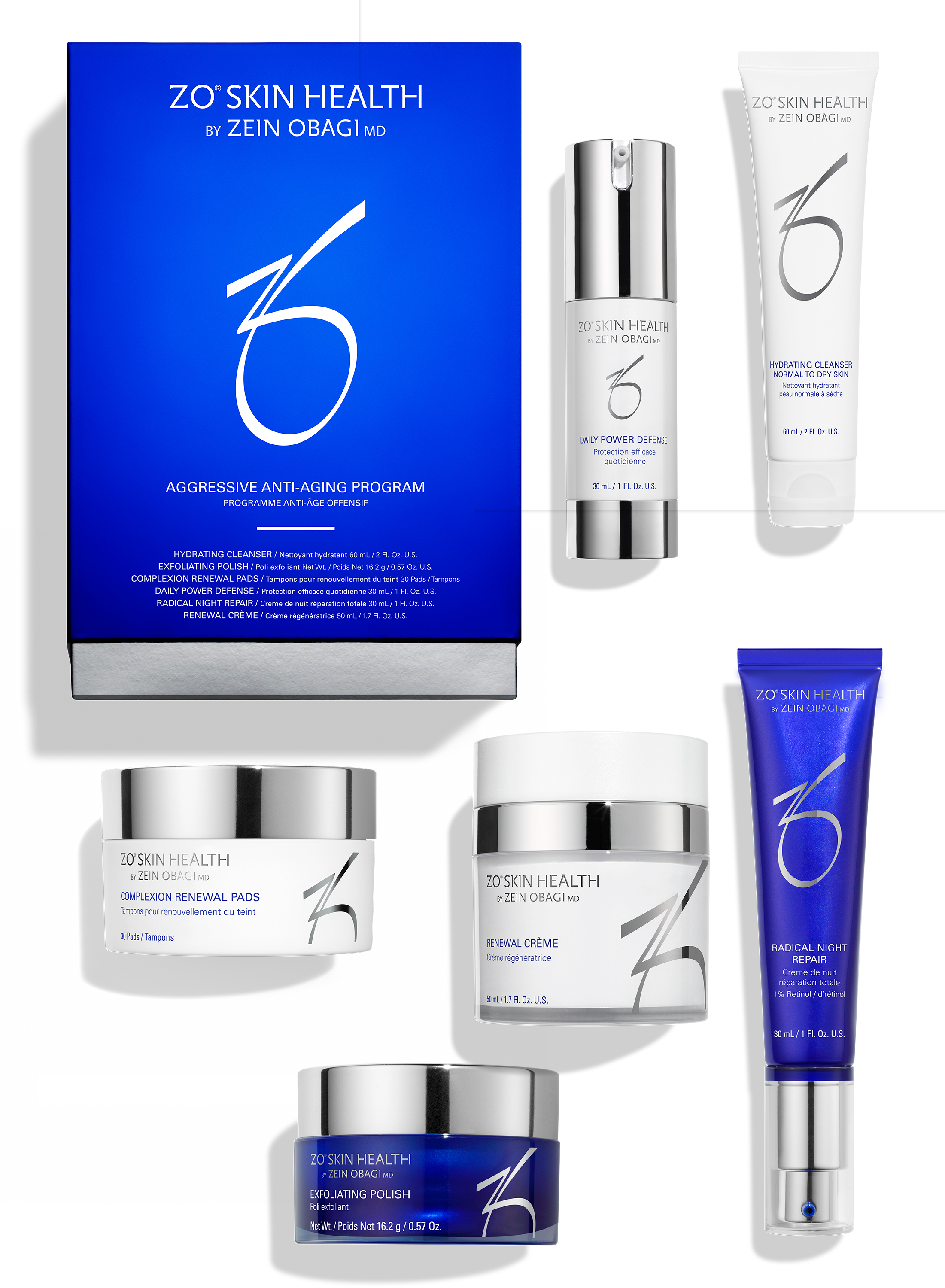 ZO Skin Health — Phase 3 : Aggressive Anti-Aging Program (6 produits)